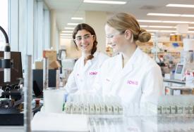 Two Scientists in a Lab Two Scientists in a Lab